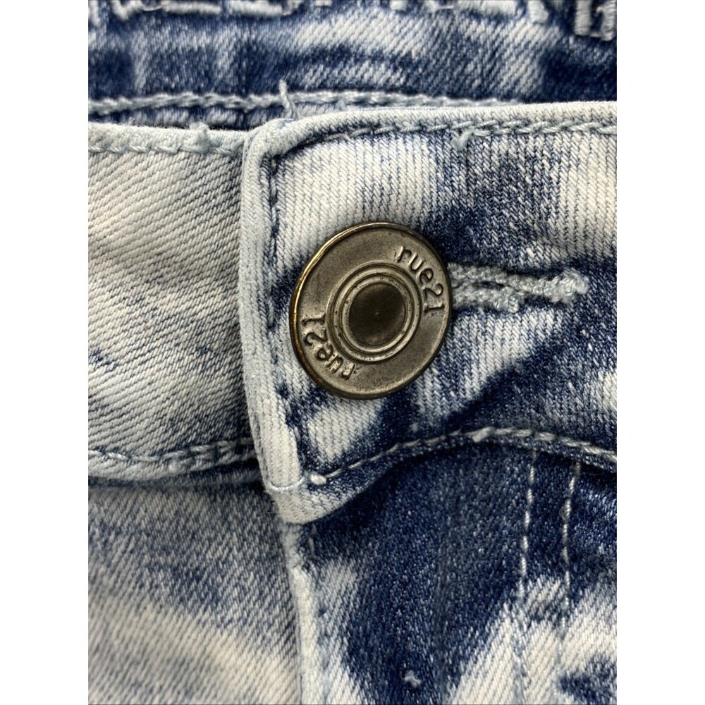 Rue 21 Premium Denim Jeans Men Size 30X32 Stacked Blue Skinny Supreme Flex - Picture 11 of 16